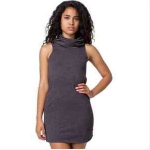 🌈 American Apparel Charcoal Grey Sleeveless Cowl Neck Dress/Tunic